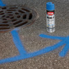 Krylon Mark-It 730308 Industrial SB APWA Blue Inverted Marking Paint 730308 774807