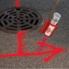 Krylon Mark-It 731308 Industrial WB APWA Brilliant Red Inverted Marking Paint 732408 780215
