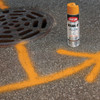 Krylon Mark-It 732008 Industrial WB Fluorescent Orange Inverted Marking Paint 780264