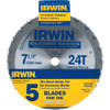 Irwin Classic Series 7-1-4 In. 24-Tooth Framing-Ripping Circular Saw Blade 15130G 370363