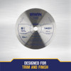 Irwin Steel 6-1-2 In. 140-Tooth Ripping-Crosscutting Circular Saw Blade 11820ZR 335592