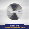 Irwin Steel 6-1-2 In. 140-Tooth Ripping-Crosscutting Circular Saw Blade 11820ZR 335592
