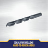 Irwin 1-2 In. x 6 In. M-2 Black Oxide Extended Length Drill Bit 66732 361151