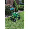 Best Garden 300 Ft. x 5-8 In. Green Metal 4-Wheel Portable Hose Reel TC4703N 712795