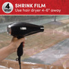 Frost King 62 In. x 210 In. Indoor Shrink Film Window Kit V75H 282960
