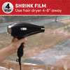 Frost King 42 In. x 62 In. Indoor Shrink Film Window Kit V73H 283002