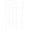 Best Garden 10 Ft. Powder-Coated White Wire Folding Fence 742174 742174
