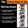 Forearm Forklift 800 Lb. Capacity Moving Straps L74995-CN 759052