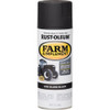 Rust-Oleum 12 Oz. Low Gloss Black Farm & Implement Spray Paint 280130 772494