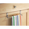 iDesign Zia 9-1-4 in. Brushed Stainless Steel Over The Cabinet Towel Bar 29450 625531