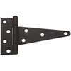 National Hardware 6 In. Black Heavy-Duty Tee Hinge (2-Pack) N129-155