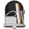 Gibraltar Elite T1 White Steel Rural Post Mount Mailbox E1100WAM 200400