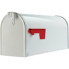 Gibraltar Elite T1 White Steel Rural Post Mount Mailbox E1100WAM 200400