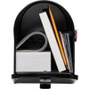 Gibraltar Elite Series T1 Black Steel Rural Post Mount Mailbox E1100BAM 200419