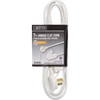 Master Electrician 7 Ft. 16/2 Flat Plug White Extension Cord INF-PT2162-7-WH