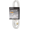 Master Electrician 7 Ft. 16/2 Flat Plug White Extension Cord INF-PT2162-7-WH