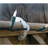 Adams White Deck Light Clips (25-Pack) 3210-99-1640 901581