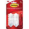 Command Medium Designer Hooks, White, 2 Hooks, 4 Strips 17081ES-2PK 619085
