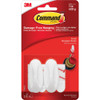 Command Small Designer Hook, White, 2 Hooks, 4 Strips 17082ES-2PK 619165