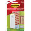 Command Sawtooth Picture Hanger, White, 1 Hanger, 2 Strips 17040ES 601806