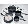 Ecolution Elements Black Non-Stick Aluminum Cookware Set (8-Piece) EEGY-1208-E 608947