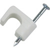 Gardner Bender 1/4 In. Polyethylene White UV Resistant Coaxial Staple (25-Count)