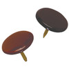 Hillman Anchor Wire Brown 23-64 In. x 15-64 In. Thumb Tack (40-Count) 122679 714016