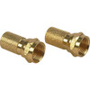 RCA RG6 Twist-On Coaxial F-Connector (10-Pack) VH5910R 523674