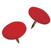Hillman Anchor Wire Red 23-64 In. x 15-64 In. Thumb Tack (40-Count) 122673 723596