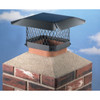 Shelter 9 In. x 13 In. Black Galvanized Steel Chimney Cap SC913 416096