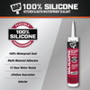 DAP 9.8 Oz. Kitchen And Bath 100% Silicone Sealant, White 7079808640 791045