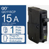 Square D QO 15A Single-Pole Standard Trip Circuit Breaker QO115CP 528192