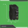 Square D QO 15A Double-Pole Standard Trip Circuit Breaker QO215CP 528254