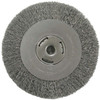 Weiler Vortec 8 In. Crimped Bench Grinder Wire Wheel 36006