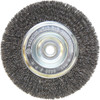 Weiler Vortec 6 In. Crimped, Coarse Bench Grinder Wire Wheel 36000