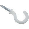 National Hardware 3/4 In. White Vinyl Cup Hook (50 Count) N259-184