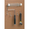 1-1-2 In. Curved Pegboard Hook (6-Count) 216097 216097