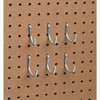 1-1-2 In. Curved Pegboard Hook (6-Count) 216097 216097