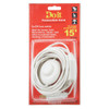 Do it 15 Ft. 18-2 White Extension Cord with Foot Switch FS-PT2182-15X-WH 558680