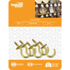 National Hardware 5/8 In. Solid Brass Series Cup Hook (5 Count)