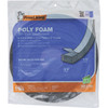 Frost King 3-4 In. W x 1-2 In. T x 17 Ft. L Charcoal Poly Foam Weatherstrip Tape L346 263798