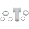 Do it Best 1-1-2 In. White Polypropylene Center Outlet Tee DIB66-7W 403218