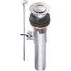 Do it Best 1-1/4 In. Polished Chrome Brass Pop-Up Assembly DIB820-77