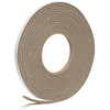Frost King 3/8 In. W x 3/16 In. T x 17 Ft. L Brown Vinyl Foam Weatherstrip Tape