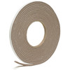 Frost King 3/8 In. W x 3/16 In. T x 17 Ft. L Brown Vinyl Foam Weatherstrip Tape