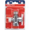 Do it Best 1-2 In. FIP x 3-8 In. OD x 3-8 In. OD Quarter Turn Angle Valve B2901PCLF 456306