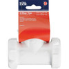 Do it Best 1-1/2 In. White PVC Three-Way Coupling Tee