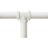 Do it Best 1-1-2 In. White PVC Three-Way Coupling Tee DIB55-6W 436273