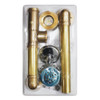 Keeney Rough Brass Trip Lever Bath Drain with Polished Chrome Trim 606RB 404930