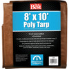 Do it Best 1 Side Green-1 Side Brown Woven 8 Ft. x 10 Ft. Medium Duty Poly Tarp 764345 764345